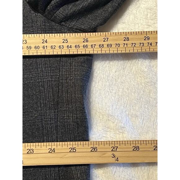 Ted Baker 50XL 42x31 Charcoal Gray Purple Plaid Flannel Men's Designer Suit - Picture 11 of 16